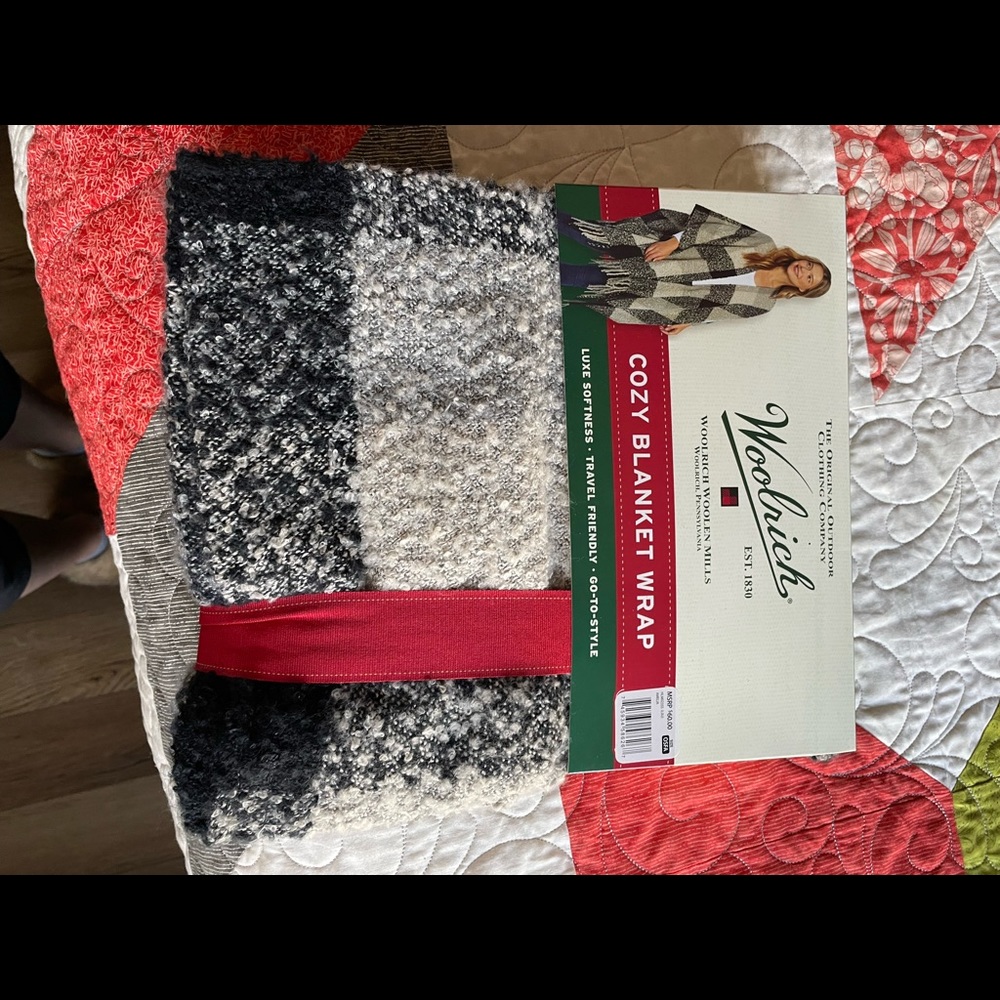 Cozy blanket wrap